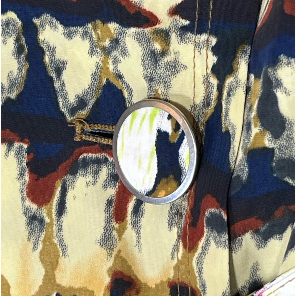 Trench Peacoat by Vertigo Paris, Colorful Versatile Lightweight Small - Picture 6 of 12